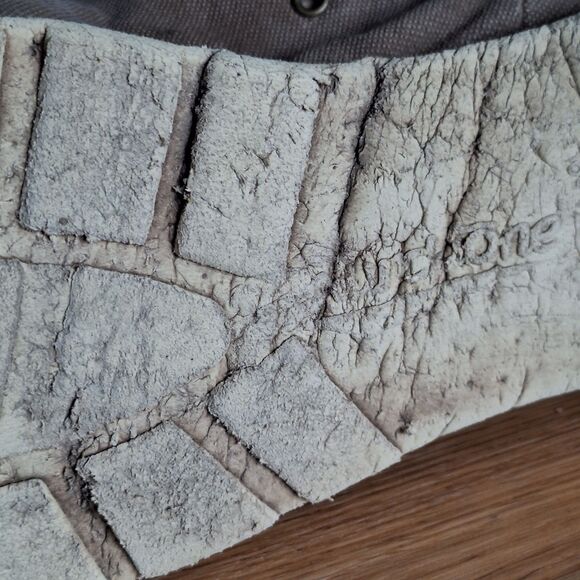 Blundstone Chelsea Boots Men Tan Canvas Pull On Ankle Size 10.5 AU 11.5 US - Picture 10 of 13